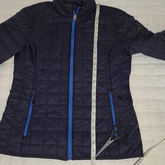 Cutter & Buck Rainier Packable Jacket Women's L | Navy Blue | w/ Corp Logo - Picture 14 of 16